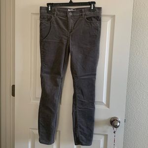 Gray corduroy pants